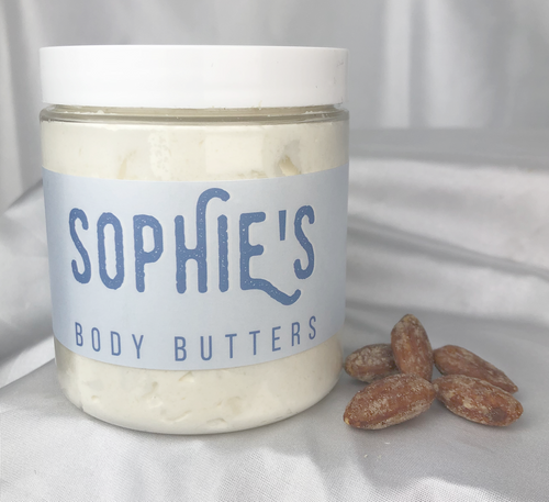 8 oz Honey Almond Scented Body Butter